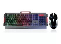 Teclado Gamer Exbom Bk-g3000 Metal Com Iluminação Led