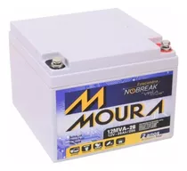 Bateria Estacionaria Moura Nobreak 12v 26ah 12mva26