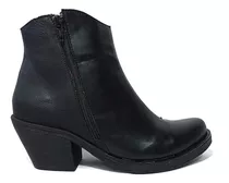 Botinetas De Mujer Texanas Bajas Comodas Zapatos Bajos Moda