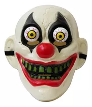 6 Mascara Terror Payaso Joker Ojos Moviles Fiesta Halloween