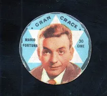 Gran Crack 1957, Figurita N° 30 Mario Fortuna, Actor. Mira!!