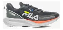 Zapatillas Fila Activewear Transition F01r00083 Color Negro/limón/coral - Adulto 40 Ar