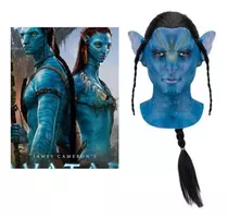 Máscara De Avatar De Látex Luminosa Para Cosplay De Hallowee