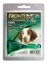 Pipeta Antiparasitario Para Pulga Merial Frontline Plus Para Perro De 10kg A 20kg