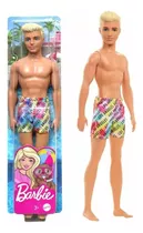 Muñeca Barbie Beach Ken Doll Ast Ghh38 Mattel