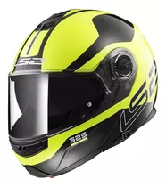 Casco Ls2 Ff 325 Strobe Zone Negro Amarillo Xl