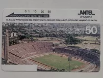 Tarjeta Antel Telefónica Magnética Estadio Centenario Futbol