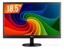 Monitor Led 18.5  Aoc Hd E970swhnl Hdmi Vga 5ms Preto Bivolt