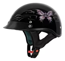 Vcan Casco De Motocicleta Diseño Mariposa Para Adulto Xs