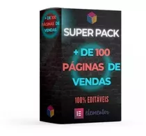 Pack 111 Páginas De Vendas 100% Editáveis No Elementor