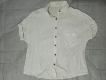 Camisa De Lino Portsaid Mangas Cortas