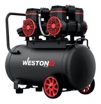 Compresor De Aire Eléctrico Portátil Weston Tools W-60055 40l 2.5hp 110v Negro