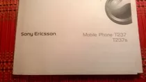 Celular Manual Sony Ericsson T237 Retro