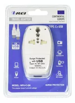 Adaptador Universal De Enchufes 2 en 1, Tipo C Para Europa,