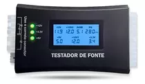 Testador Fonte Digital Portátil Lcd Alimentação 20/24 Pinos 