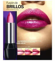 Labial Multibrillo Ésika Pro Tono Fucsia Brillo Glitter