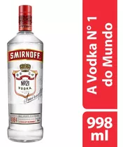 Vodka Destilada Garrafa 998ml Smirnoff