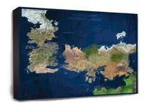 Cuadro De Game Of Thrones Mapa - Todas Las Series .