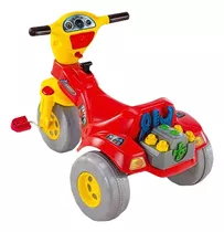 Triciclo Tico Tico Mecânico Magic Toys Cor Vermelha