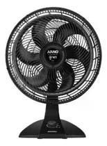 Ventilador Arno Turbo Force 2 Em 1 Mesa/parede Vf42 - 127v Estrutura Preto Pás Preto Diâmetro 40 Cm Material Das Pás Plástico Quantidade De Pás 6 110v