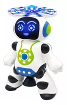  Robô Brinquedo Dança Gira 360 Graus Robot Som & Luz
