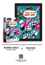 Quebra Cabeça Dark Side Star Wars 500 Peças + Moldura Petg