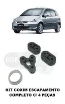 Kit 4 Pç - Borracha Coxim / Anel - Honda Fit