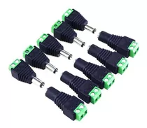 Pack 5 Pares Conector Dc Macho Y Hembra Tecnomati