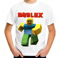 Camiseta Infantil Roblox Game Jogo Skin Persongem #04