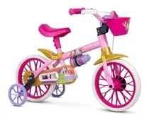  Bicicleta Infantil Aro 12 Princesas Disney Rosa - Nathor