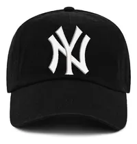 Gorro Jockey Visera Curva New York Yankees Mlb Bordado