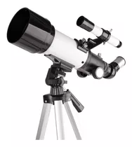 Telescopio Astronómico Profesional Portátil 16x A 120x Color Blanco