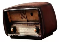 Adorno De Radio Antiguo Marrón