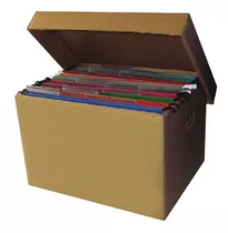 Seis Cajas De Cartón X300 Para Archivos Calibre 720 Fuerte