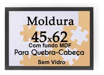 Moldura P/ Quebra Cabeça 45x62 Game Office 1000 Pçs S/vidro