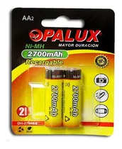 Pila Recargable Aa 2700mah (2 Pilas) Opalux - Mihaba