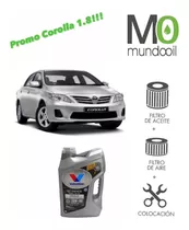 Cambio Aceite Valvoline 5w30 Y  Filtros Toyota Corolla 1.8