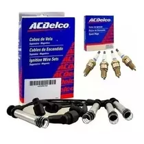 Kit Cables + Bujías Acdelco Spin Corsa Prisma 1.4 338/677