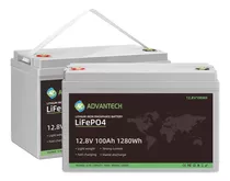 Batería Para Panel Solar Litio Lifepo4 12v 100ah Con Bms