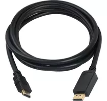 Cabo Displayport Macho Para Hdmi 1080p Multilaser - Wi375 Cor Preto