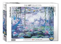 Quebra-cabeça Eurographics Waterlilies De Claude Monet De 10