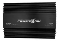 Amplificador Power Su Ps-1500.4 / 1500 Watts 4 Canales 