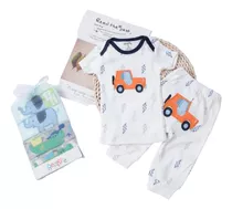 Pack Por 2 Conjuntos De Bebe Surtidos Pantalón Y Remera 