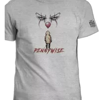 Camiseta Cuello Redondo Payaso Pennywise It Eso Hombre Igk