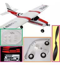 Kit Aero Cessna + Trem Pouso + Decalcs + Linkagem + Helice