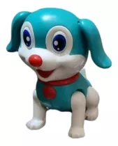 Pet Dog Cachorrinho A Plha Pula Mexe Orelha Com Luz Cor Azul Personagem Cachorro