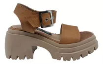 Sandalias Mujer Cuero Base Plataforma Verano Zapatos 3020fb