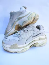 Zapatillas Balenciaga Triple S Originales Color Crema