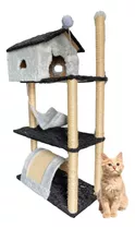 Arranhador Gato Casa Com Rede Camarote Premium