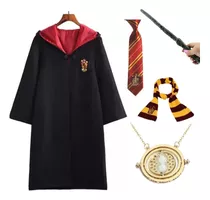 Capa Harry Potter Griffindor+varinha, Gravata+colar, 5 Peças